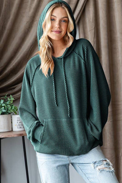 Moxie Ribbed Hoodie // Small - 3XL