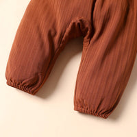 Long-sleeve Ruffle Jumpsuit