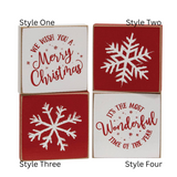 Christmas/Snowflake Block // Multiple Designs