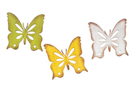 Metal Distressed Butterfly; Multiple Colors