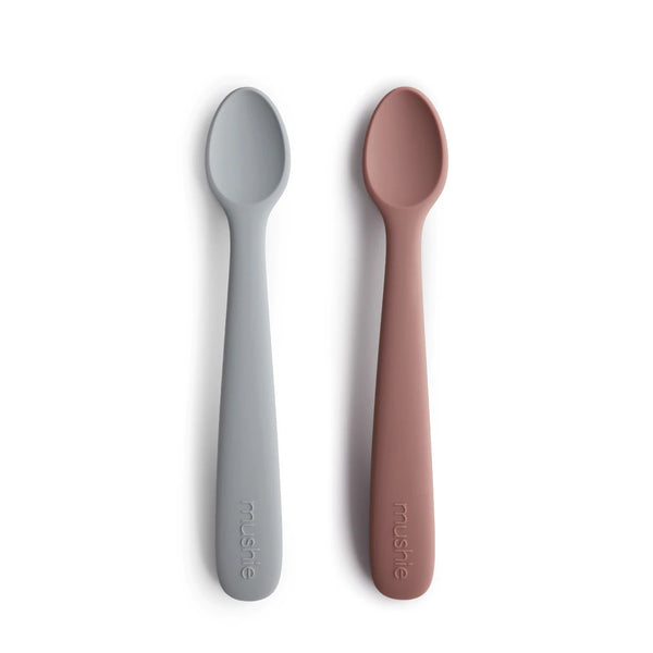 Silicone Feeding Spoons, 2 Pack - Multiple Color
