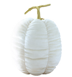 Plush Pumpkins, Ivory - Multiple Sizes