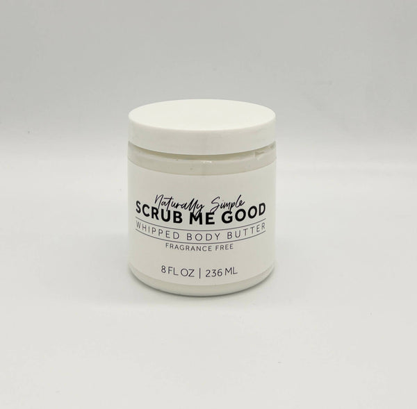 Fragrance Free Whipped Body Butter; Multiple Sizes