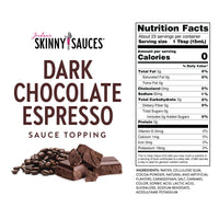 Dark Chocolate Espresso Sauce