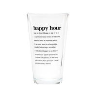 Happy Hour Pint Glass